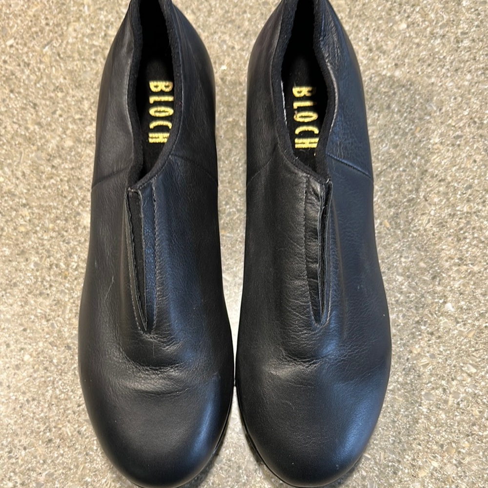 Brand New Bloch Women's Black Leather Tap Dancing  Shoes 10.5